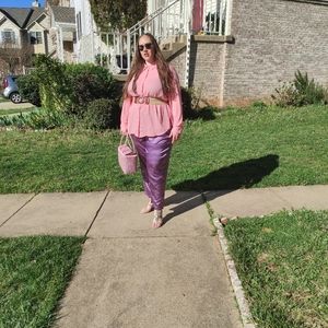 Nwt Lane Bryant Pink Blouse